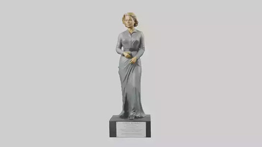 3D model Ingrid Bergman statue model VR / AR / low-poly