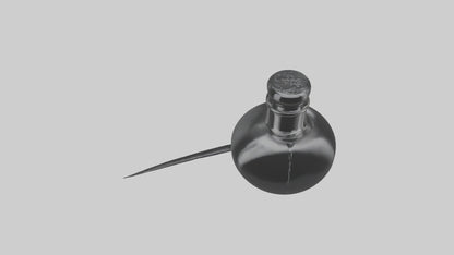 3D model Ink Bottle model VR / AR / low-poly