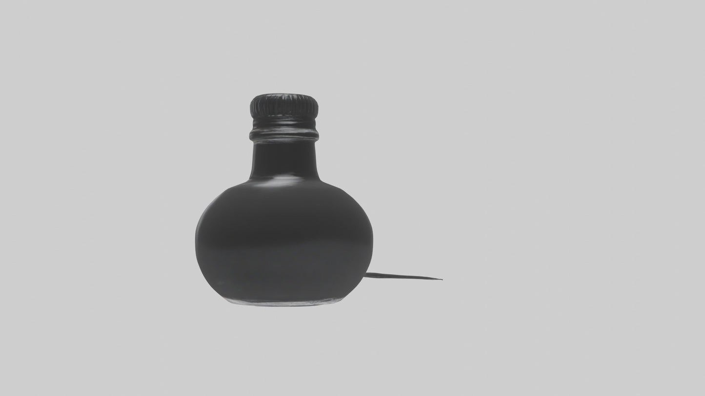 3D model Ink Bottle model VR / AR / low-poly
