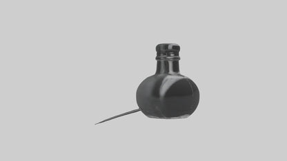 3D model Ink Bottle model VR / AR / low-poly