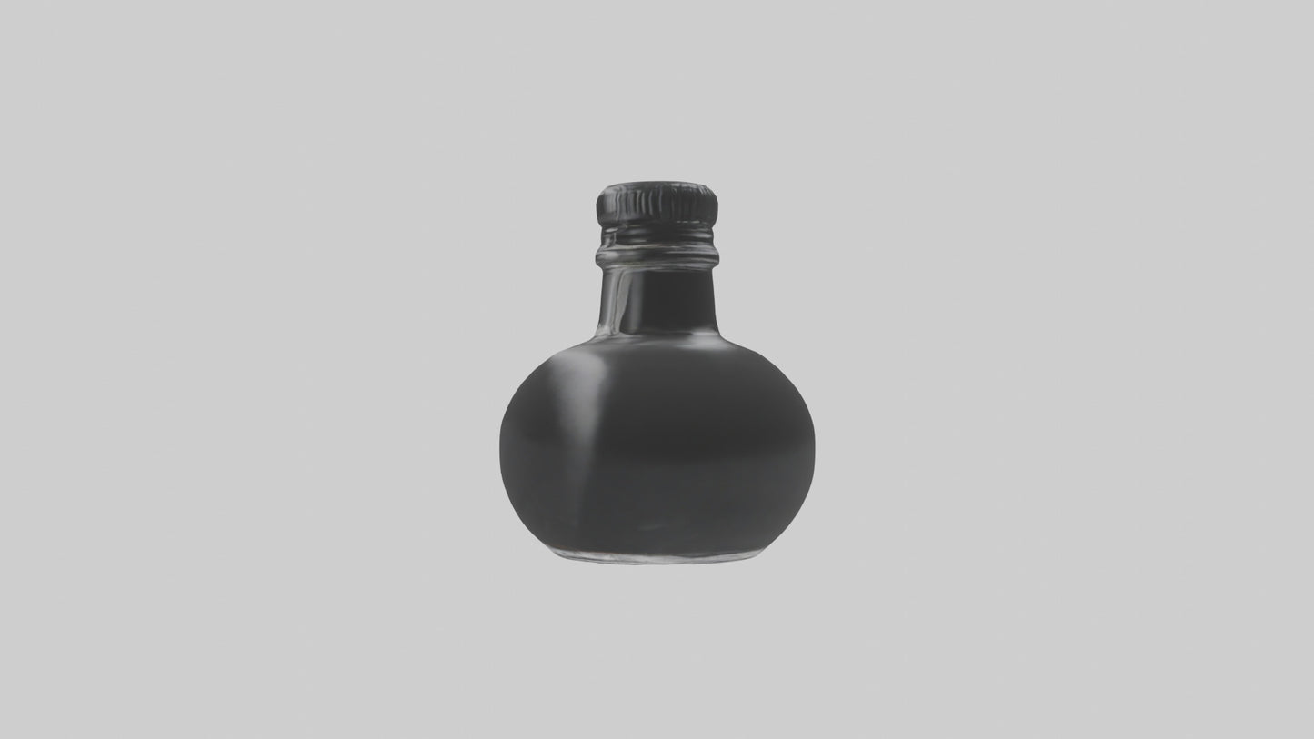 3D model Ink Bottle model VR / AR / low-poly