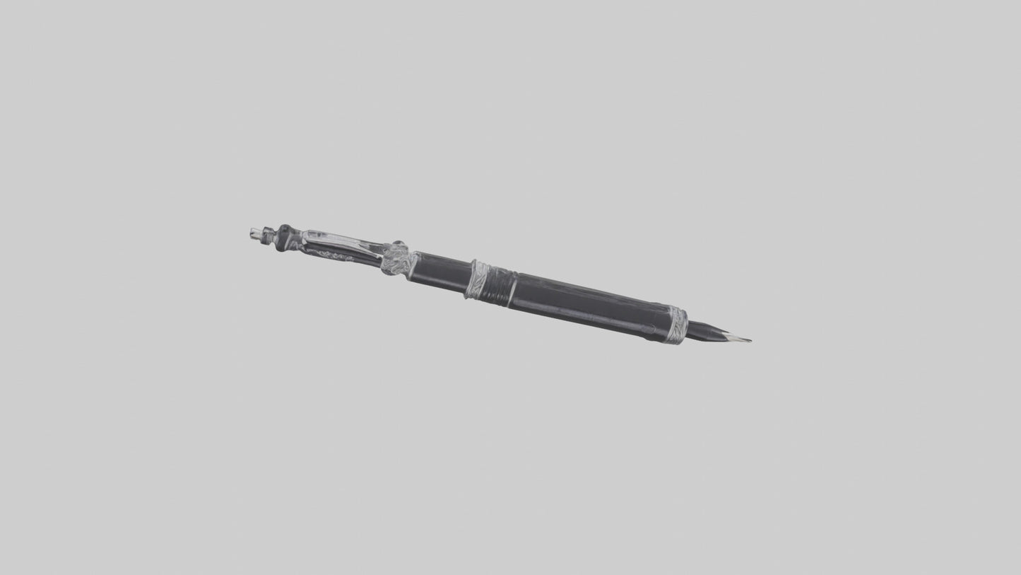 3D model Ink Pen model VR / AR / low-poly