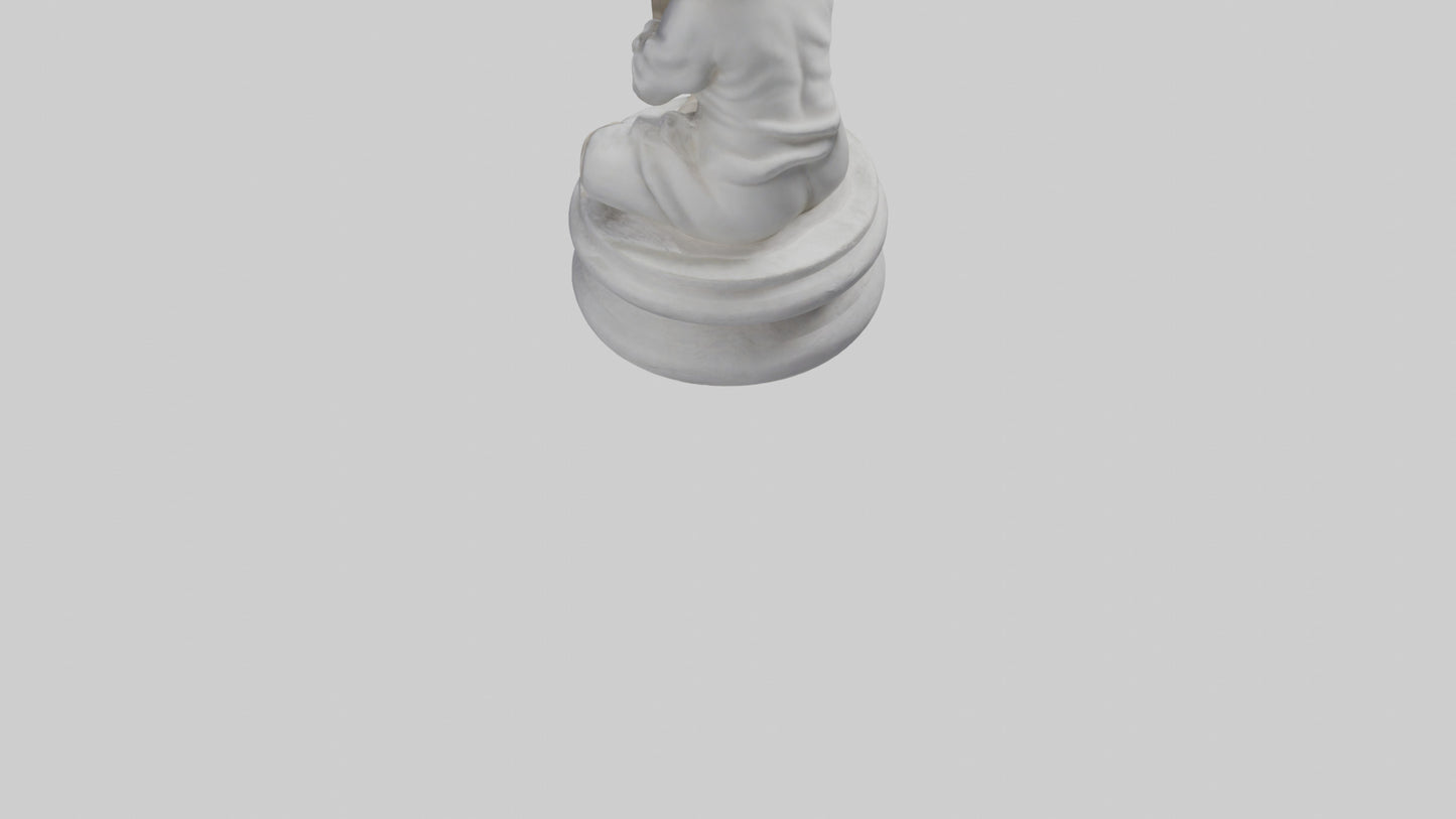 3D model Innocence statue model VR / AR / low-poly