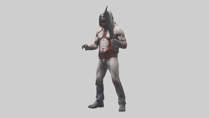 3D model Insane killer model VR / AR / low-poly