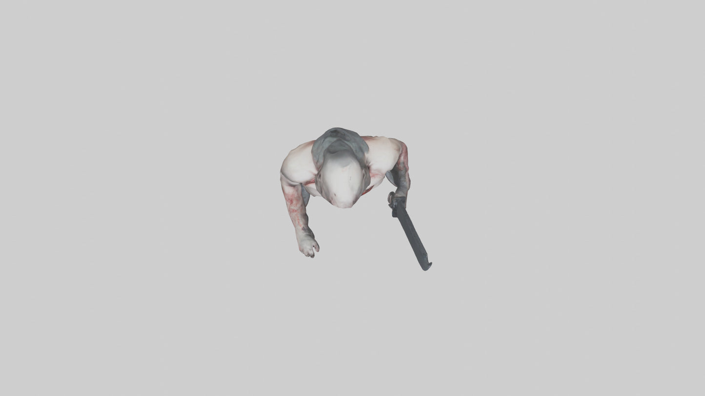 3D model Insane killer model VR / AR / low-poly