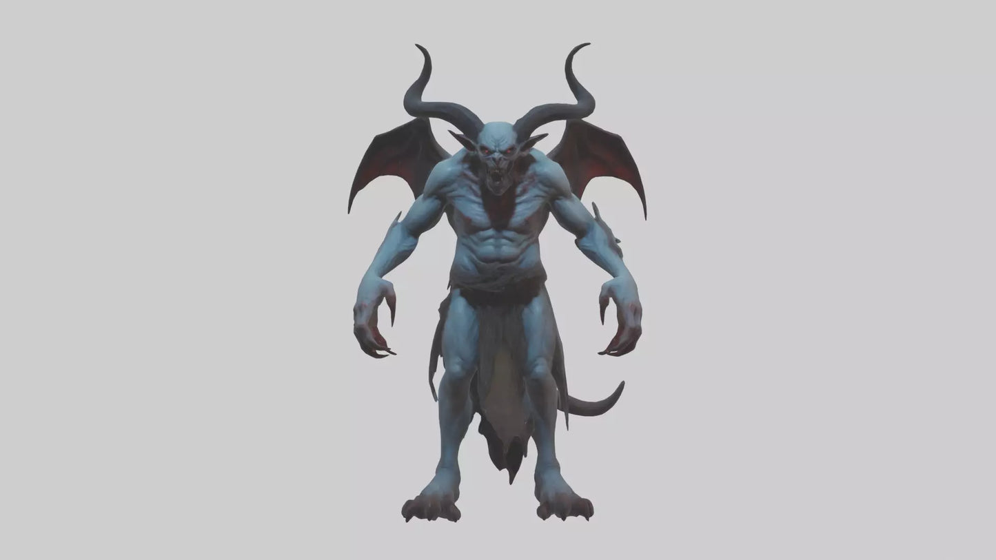 3D model Insidious demon model VR / AR / low-poly