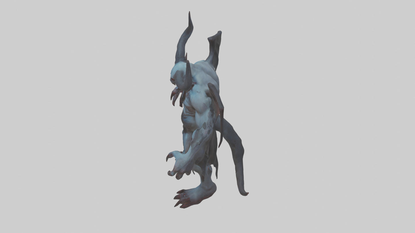 3D model Insidious demon model VR / AR / low-poly