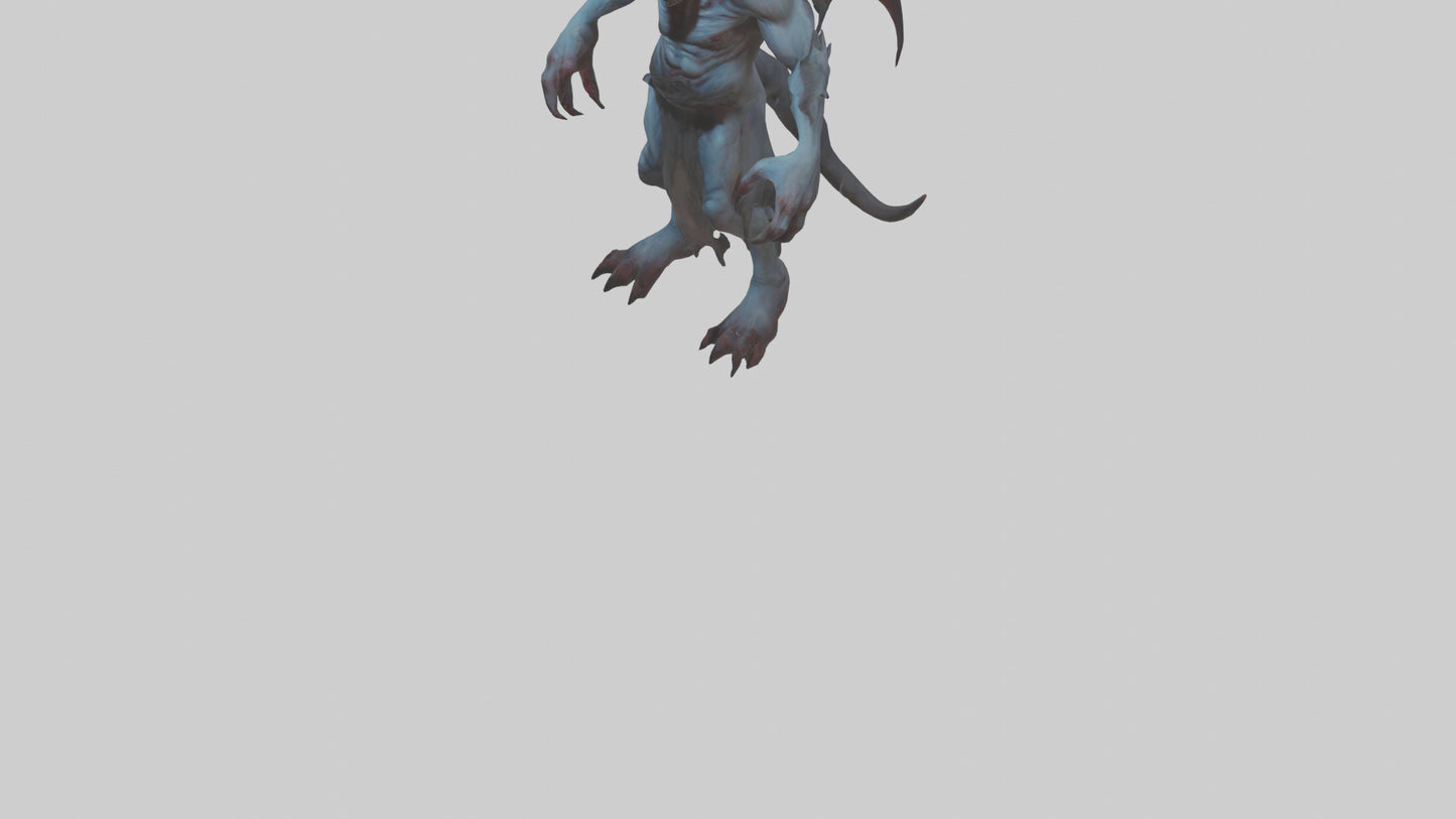 3D model Insidious demon model VR / AR / low-poly