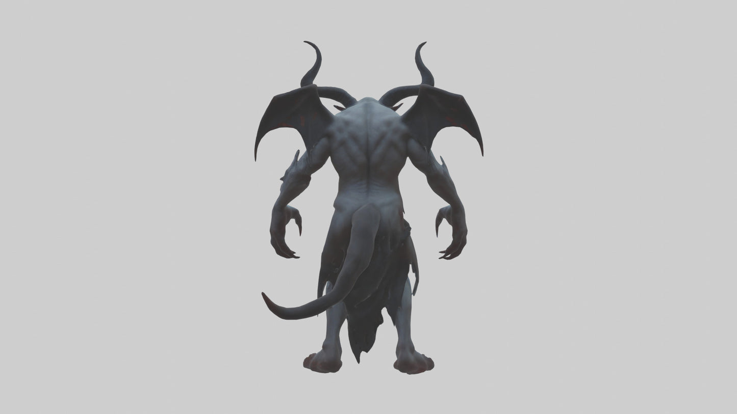 3D model Insidious demon model VR / AR / low-poly