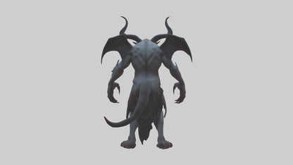 3D model Insidious demon model VR / AR / low-poly