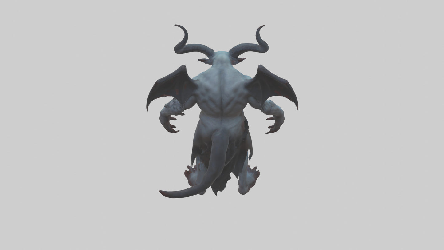 3D model Insidious demon model VR / AR / low-poly