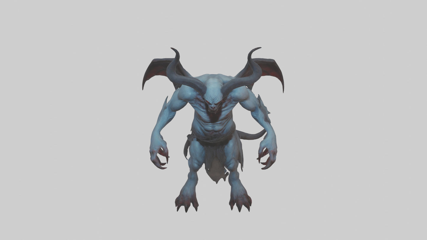 3D model Insidious demon model VR / AR / low-poly