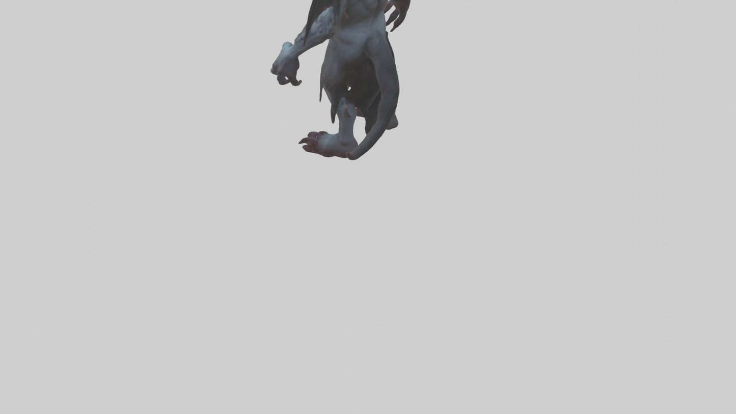 3D model Insidious demon model VR / AR / low-poly