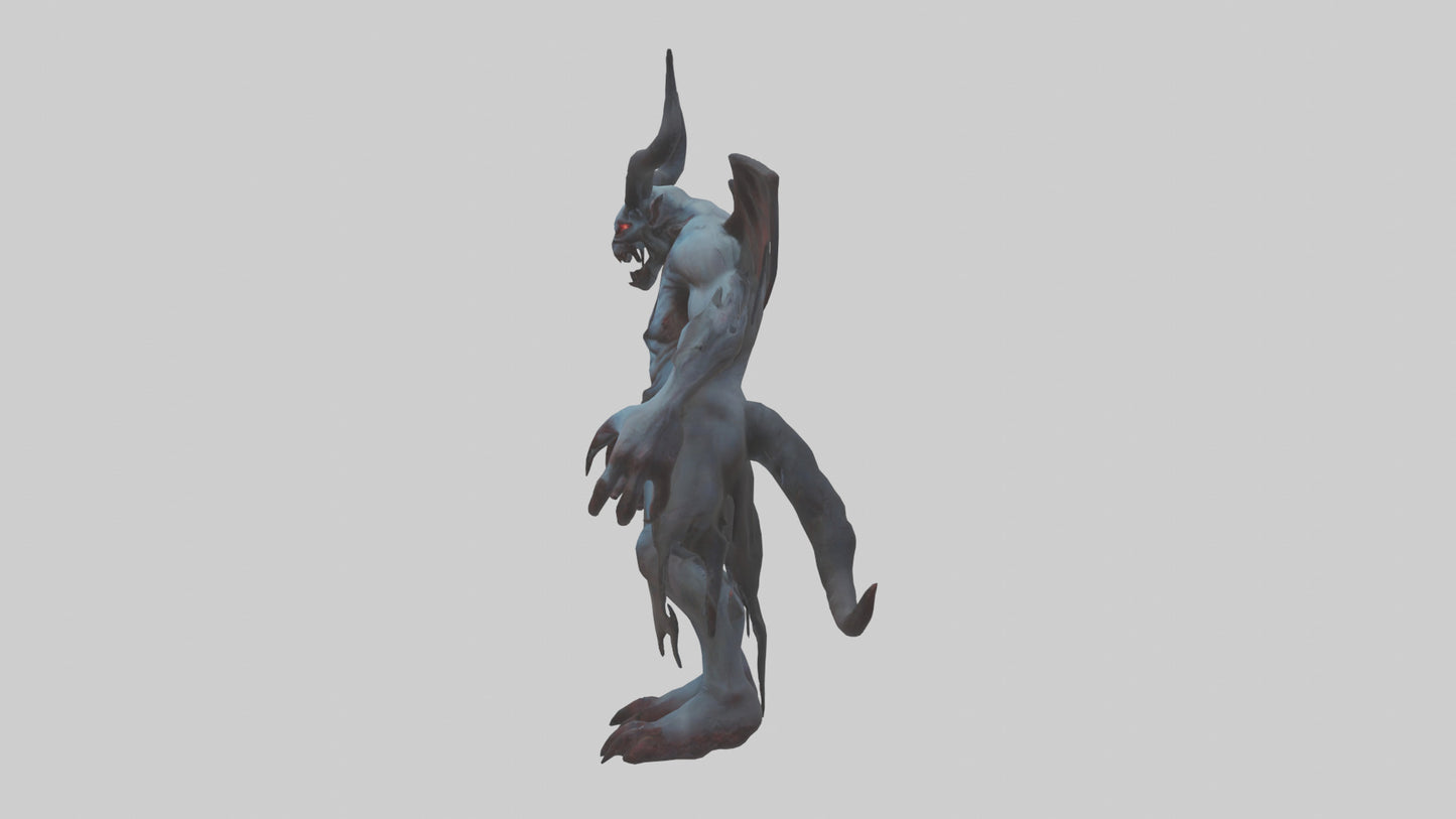 3D model Insidious demon model VR / AR / low-poly