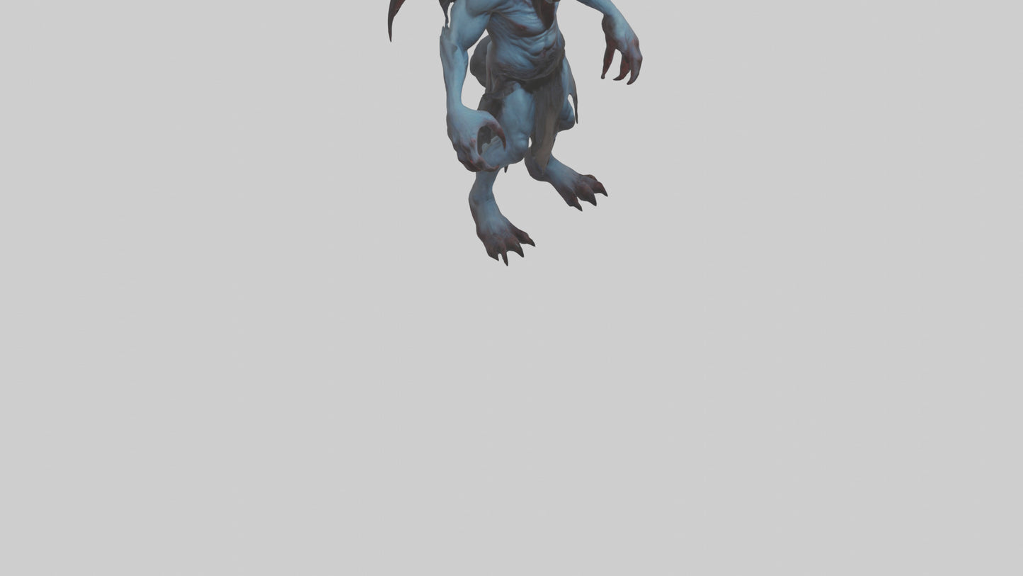 3D model Insidious demon model VR / AR / low-poly