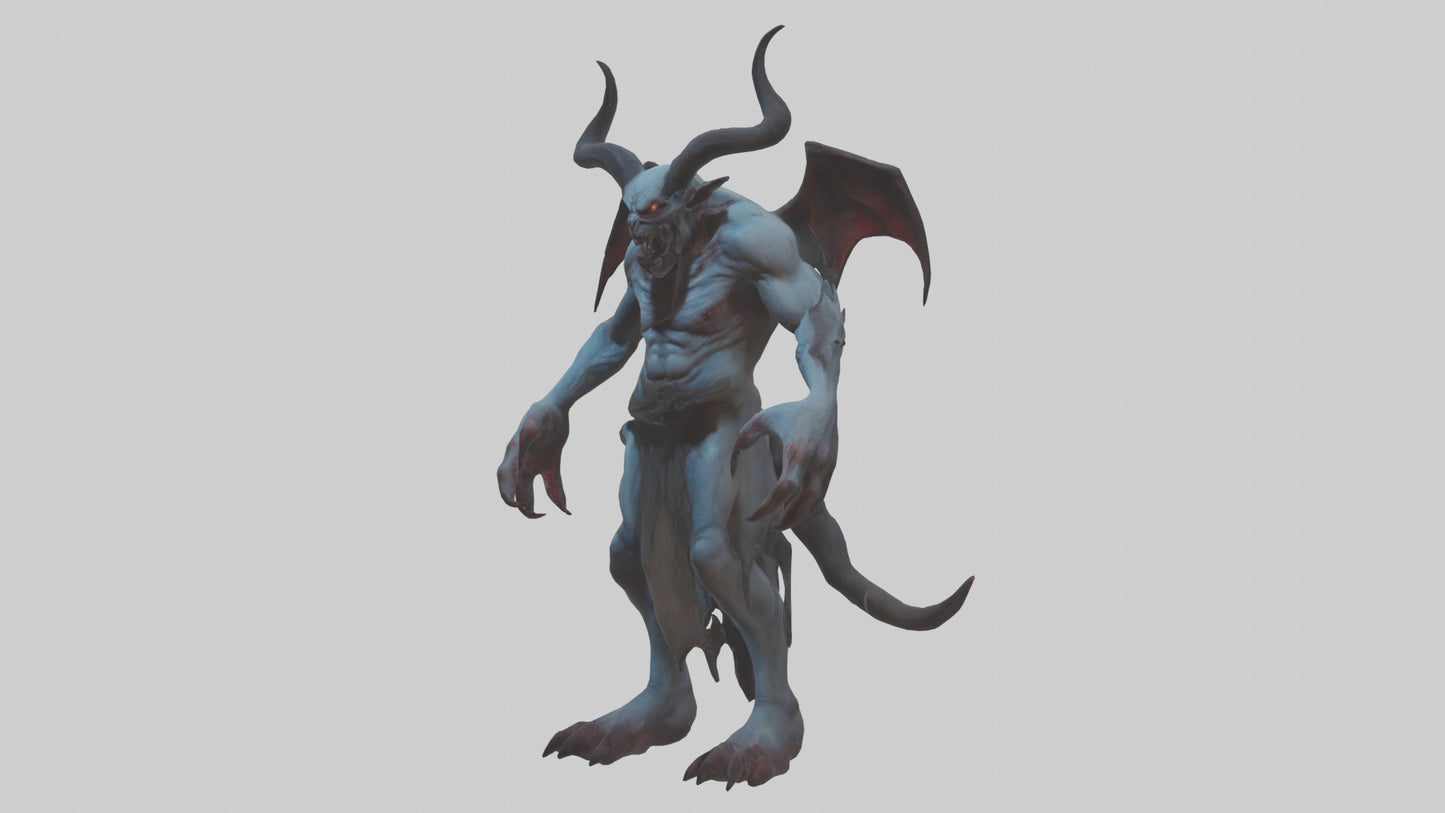 3D model Insidious demon model VR / AR / low-poly