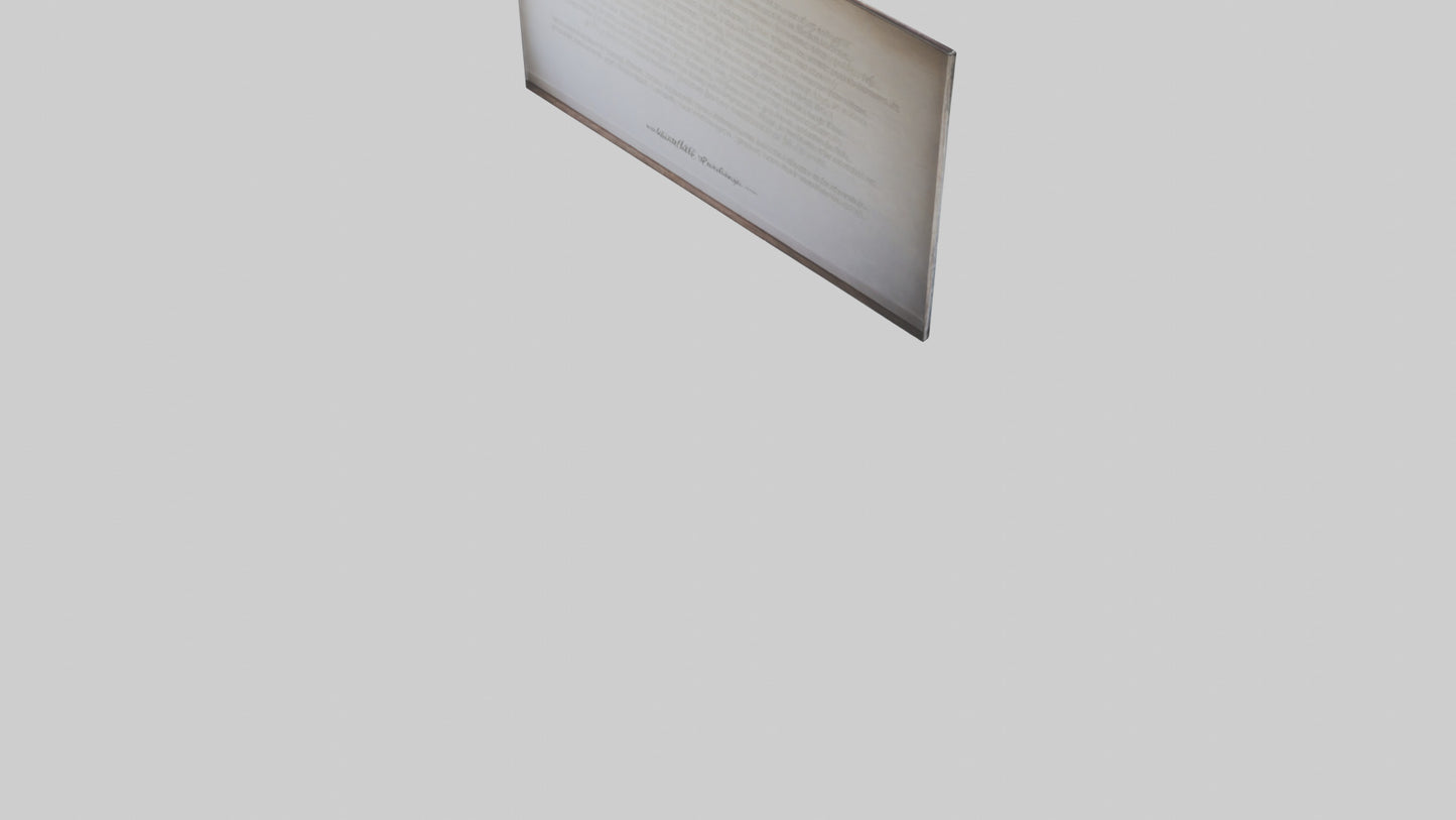 Inspirational Quote Wall VR / AR / low-poly