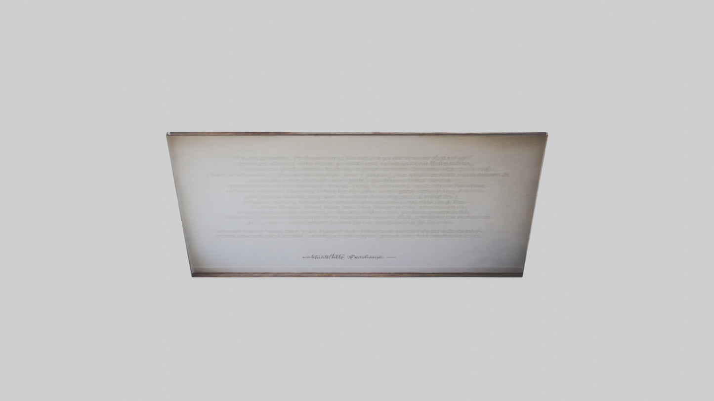 Inspirational Quote Wall VR / AR / low-poly