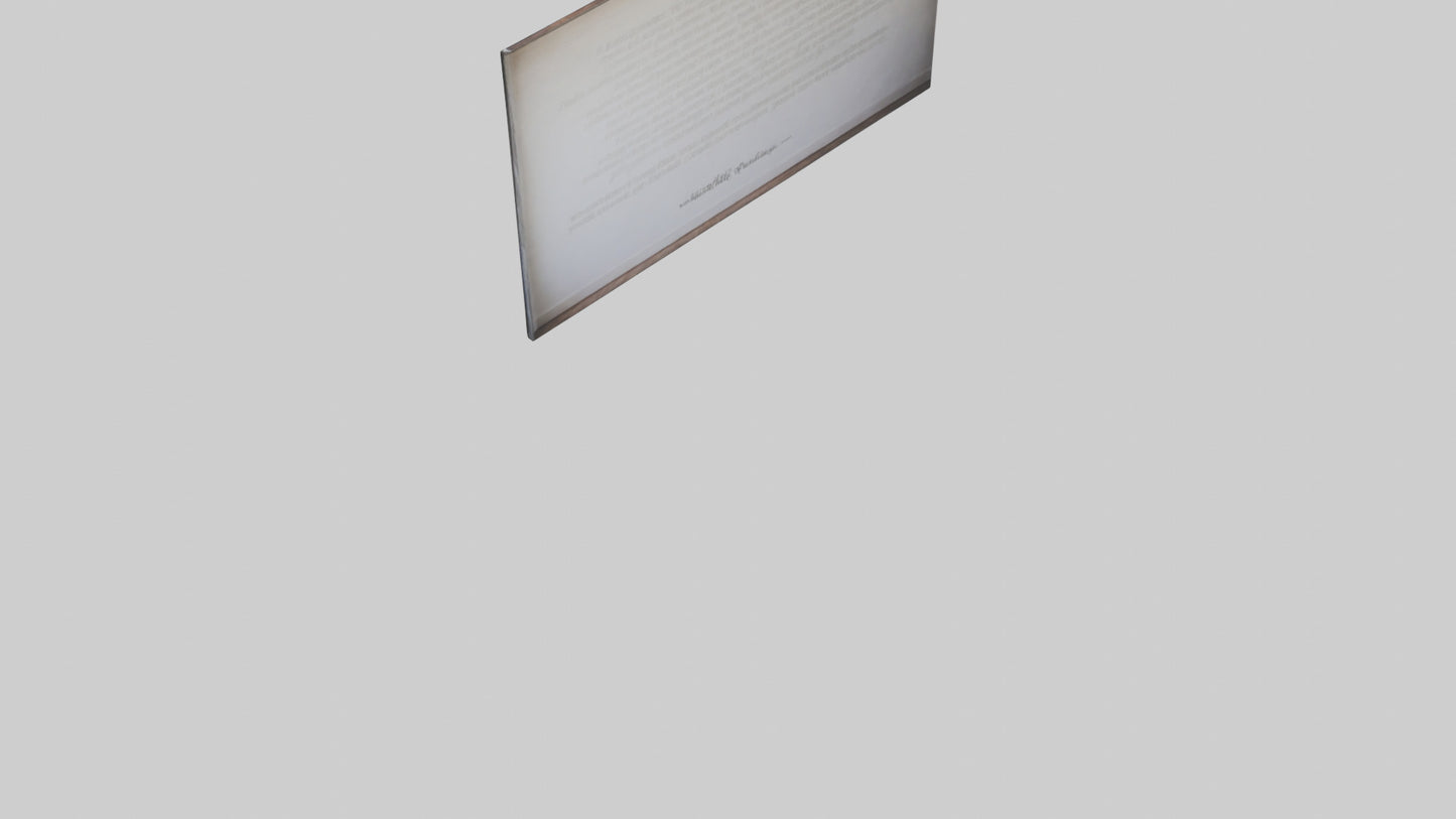 Inspirational Quote Wall VR / AR / low-poly