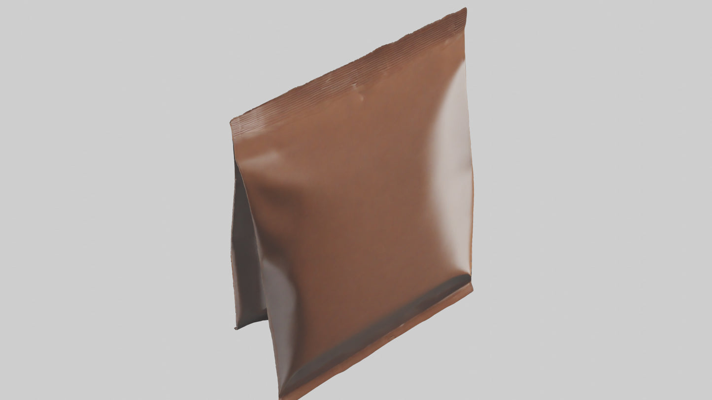 Instant Coffee Pack model VR / AR / low-poly