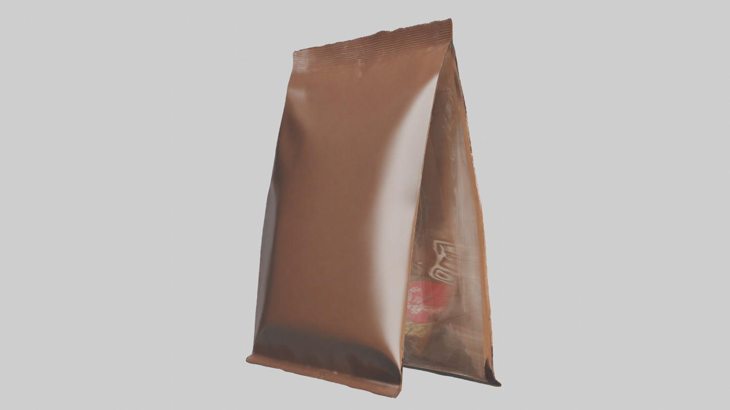 Instant Coffee Pack model VR / AR / low-poly