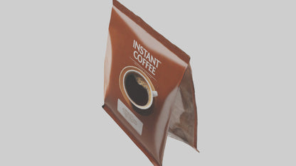 Instant Coffee Pack model VR / AR / low-poly
