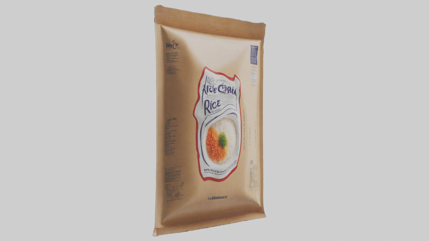 Instant Rice Pack model VR / AR / low-poly