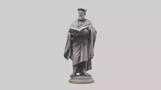 Intellectual Hero statue model VR / AR / low-poly