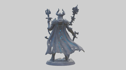 Interdimensional Warrior statue model VR / AR / low-poly