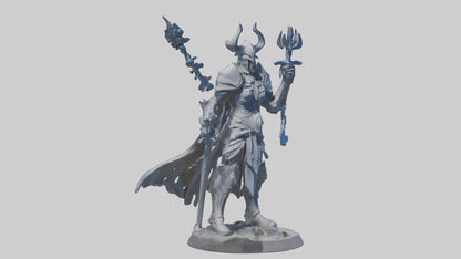 Interdimensional Warrior statue model VR / AR / low-poly