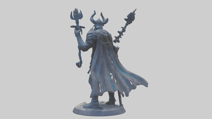Interdimensional Warrior statue model VR / AR / low-poly