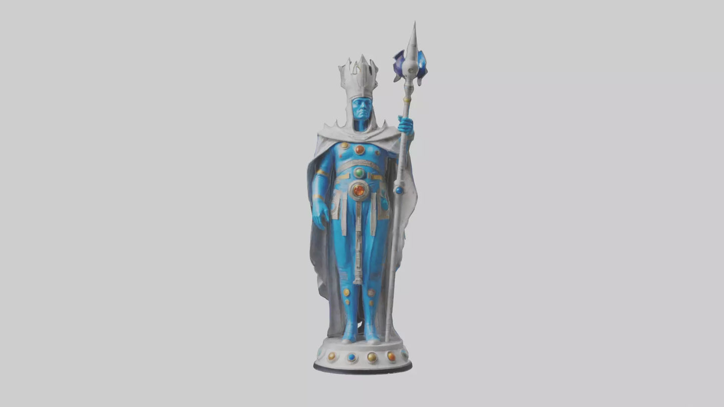 Intergalactic Ruler statue model VR / AR / low-poly