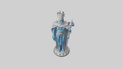 Intergalactic Ruler statue model VR / AR / low-poly