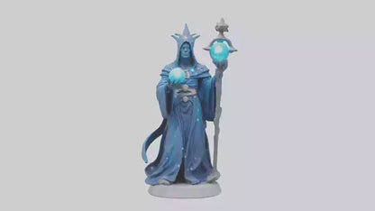 Intergalactic Sorcerer statue model VR / AR / low-poly