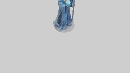 Intergalactic Sorcerer statue model VR / AR / low-poly