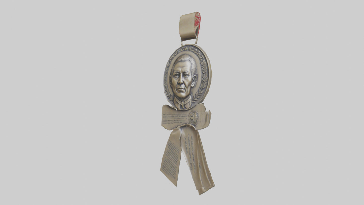 International Humanitarian Medal model VR / AR / low-poly