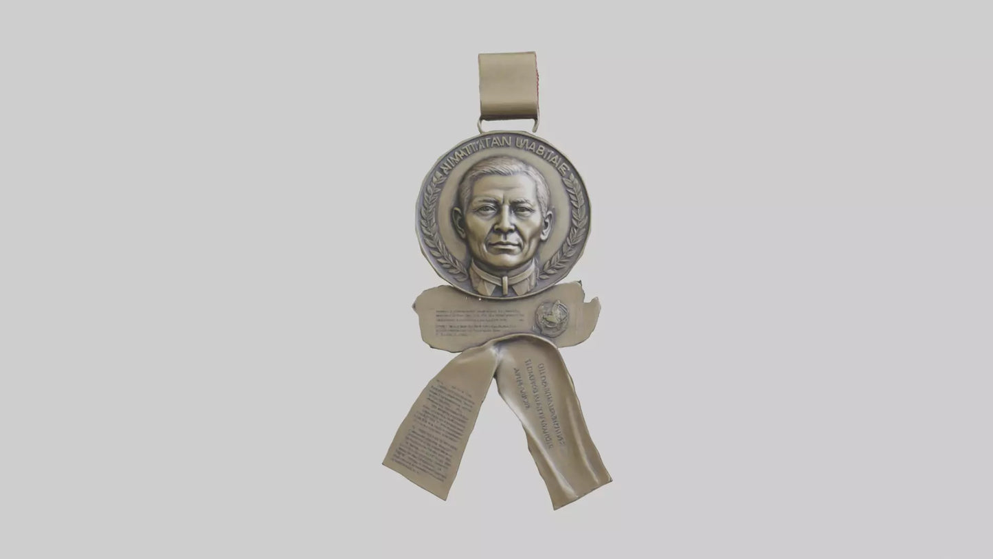 International Humanitarian Medal model VR / AR / low-poly