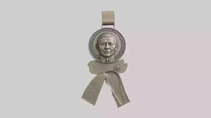 International Humanitarian Medal model VR / AR / low-poly