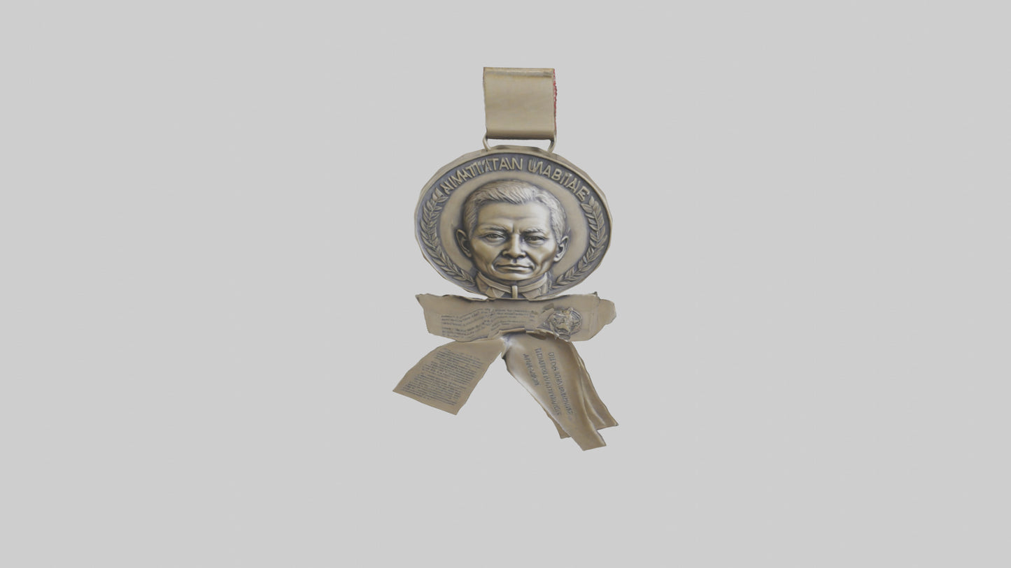 International Humanitarian Medal model VR / AR / low-poly