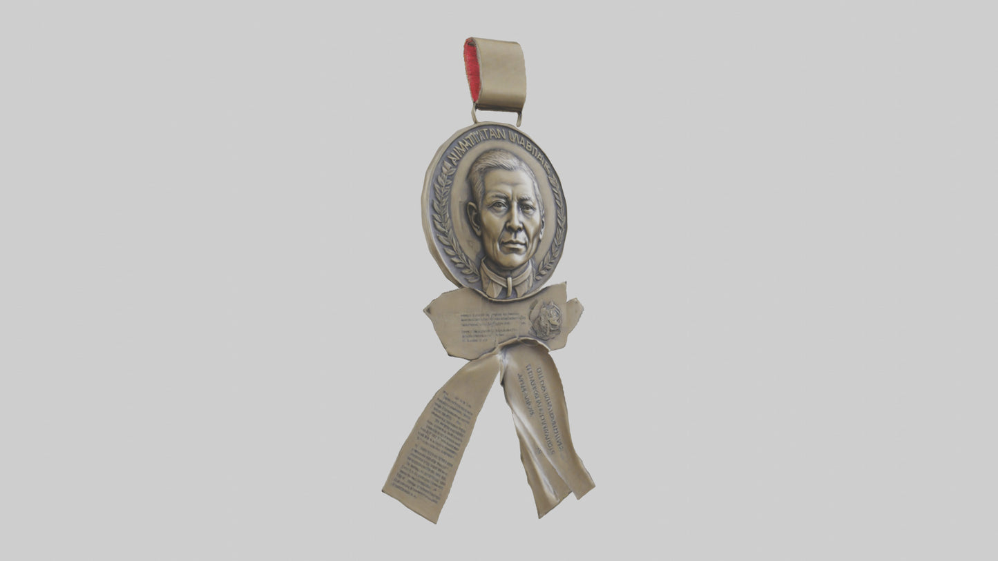 International Humanitarian Medal model VR / AR / low-poly