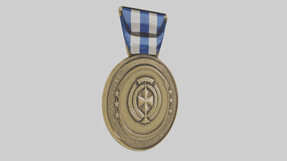International Service Medal model VR / AR / low-poly