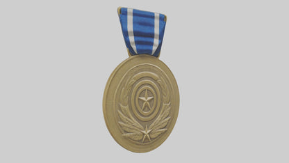International Service Medal model VR / AR / low-poly