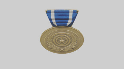 International Service Medal model VR / AR / low-poly