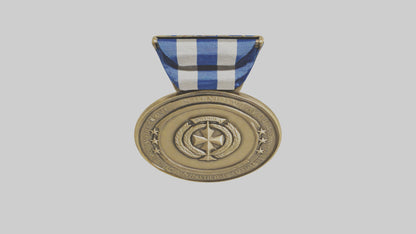 International Service Medal model VR / AR / low-poly