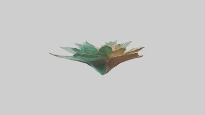 Intricate Leaf Design Sculpture model VR / AR / low-poly