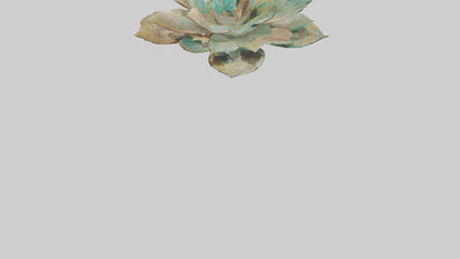 Intricate Leaf Design Sculpture model VR / AR / low-poly