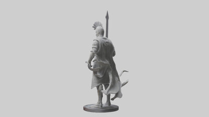 Invisible Warrior statue model VR / AR / low-poly