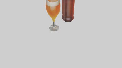 3D model IPA beer model VR / AR / low-poly