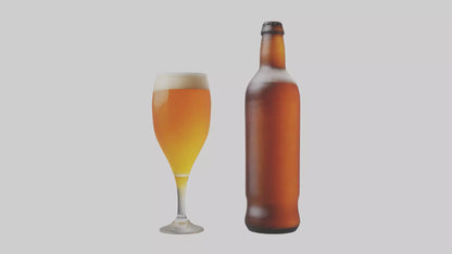 3D model IPA beer model VR / AR / low-poly