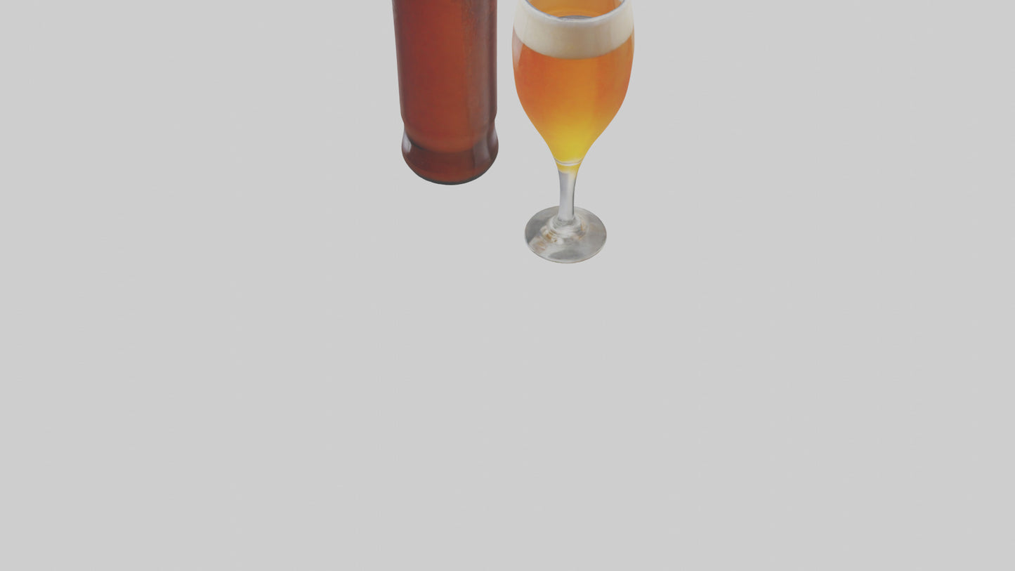 3D model IPA beer model VR / AR / low-poly